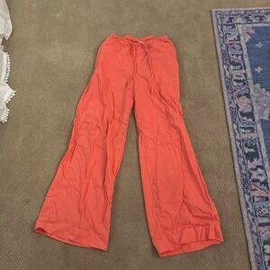 A NEW DAY Xs linen pink pants